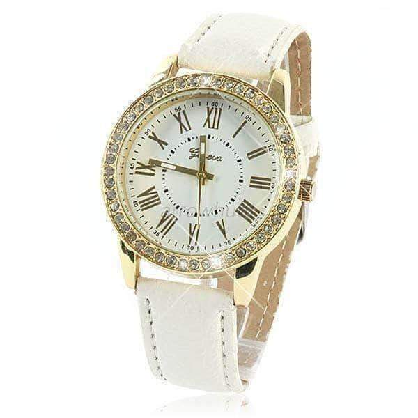 annabelle-demo3 Watches White Studded Watch