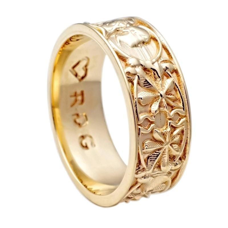 annabelle-demo3 Rings Gold Ornamented Band